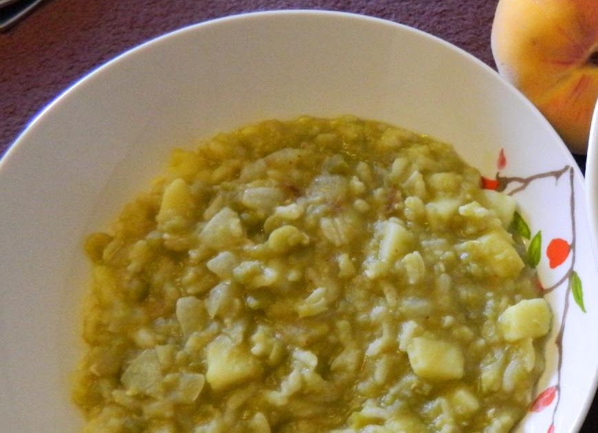 Arroz con arvejas partidas